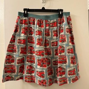 Cath Kidston London Bus skirt L